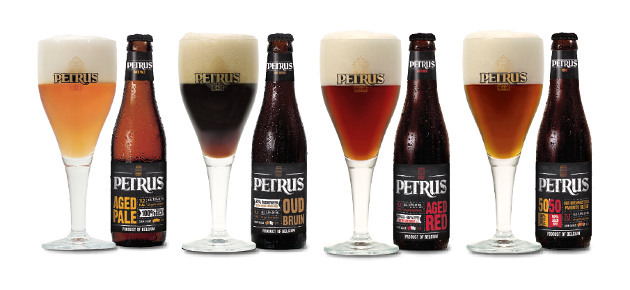 Petrus Sour Beers fles en glas