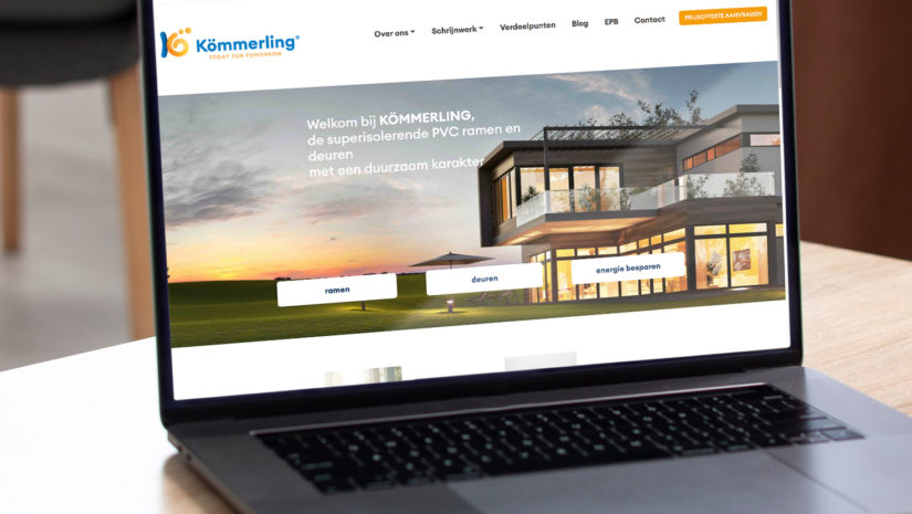 AB rebranding website Kömmerling