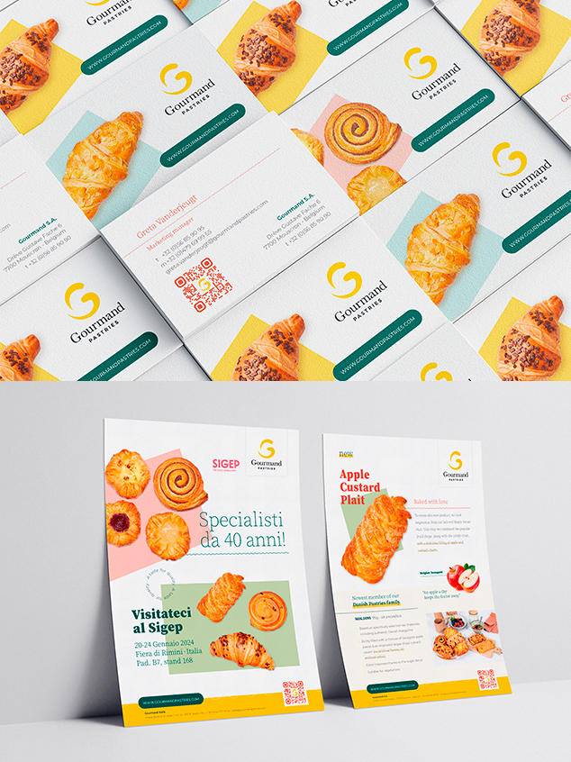 AB communicatie Anders bekeken Waregem creatie design rebranding Gourmand